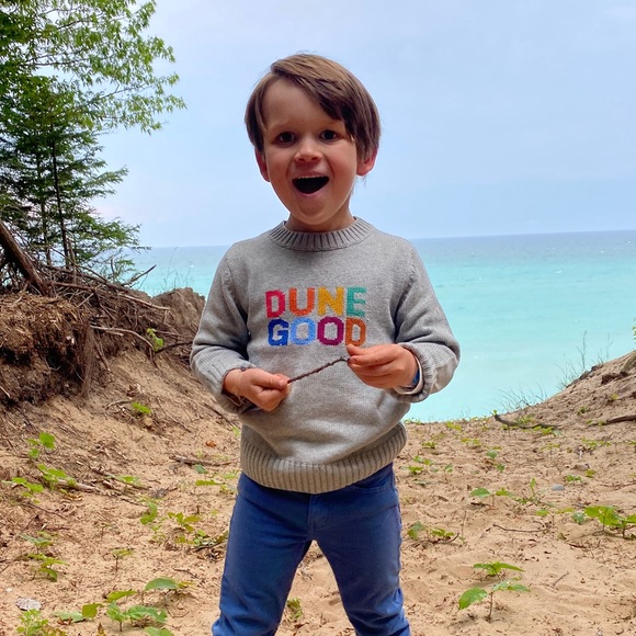 Dune Good Gray Kids Camp Sweater - Picture 5 of 5